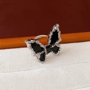 3 Beautiful Designs  Delicate Gold Flower, Rhinestone Pearl Flower. Fashion Butterfly Rings