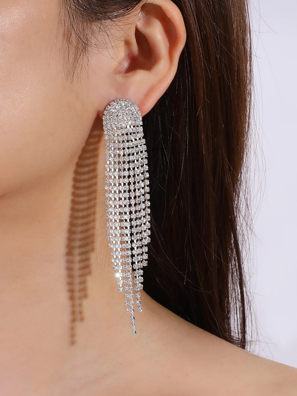 Water Diamond Hanging Earrings