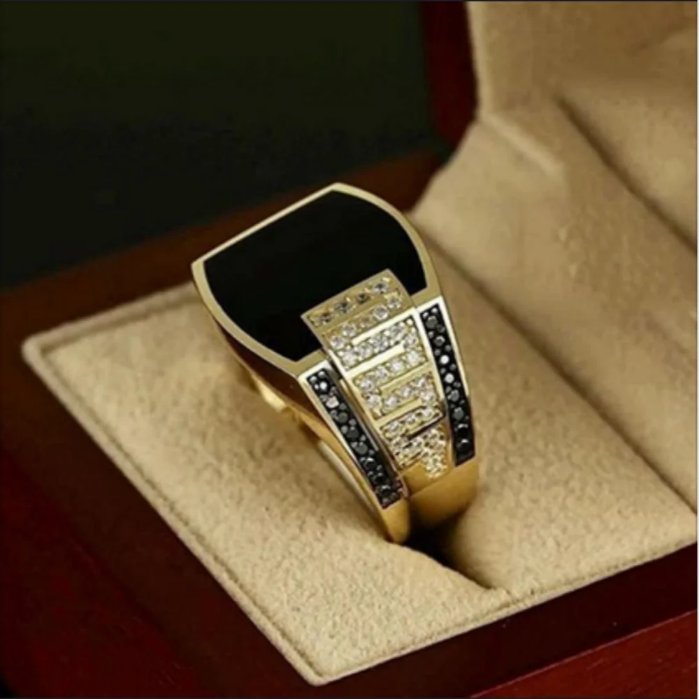 Classic Men's Gold Ring for Men