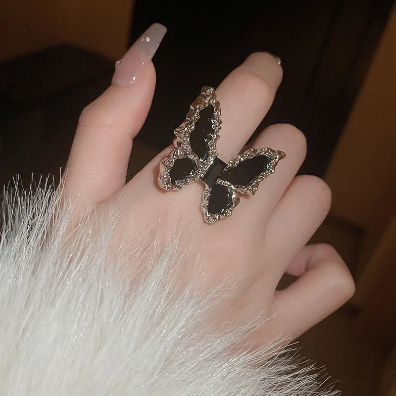 3 Beautiful Designs  Delicate Gold Flower, Rhinestone Pearl Flower. Fashion Butterfly Rings