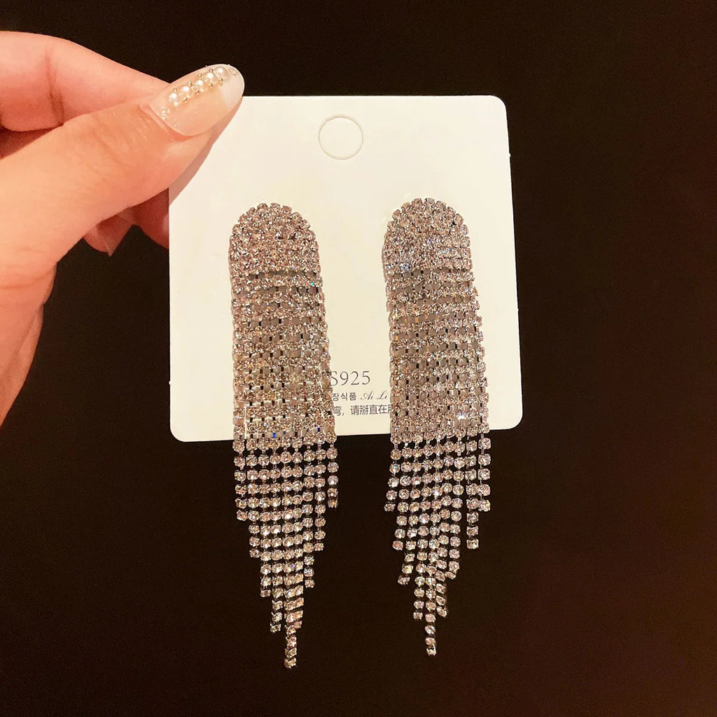 Water Diamond Hanging Earrings