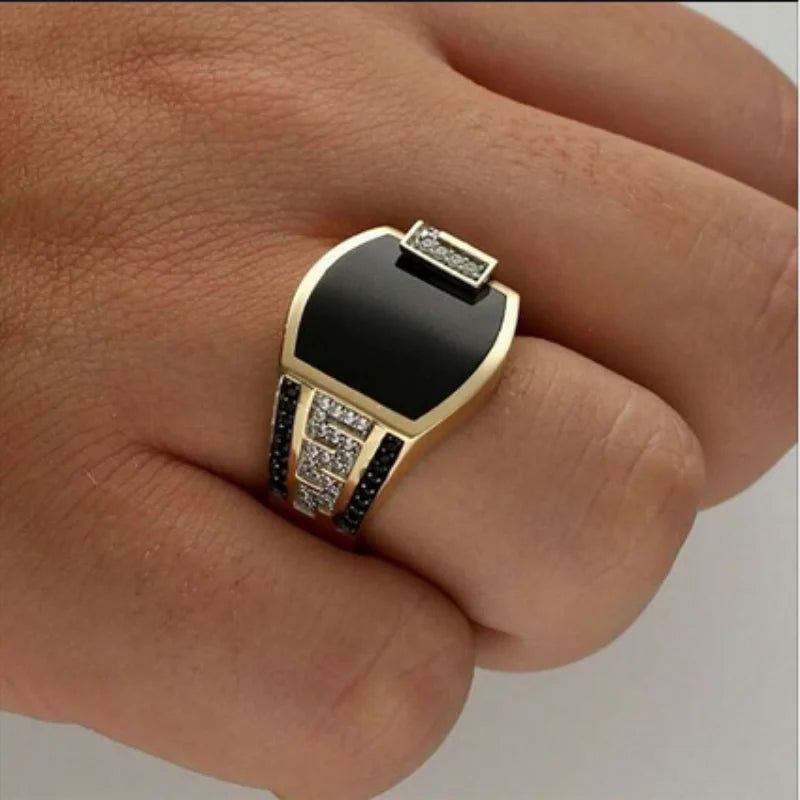 Classic Men's Gold Ring for Men